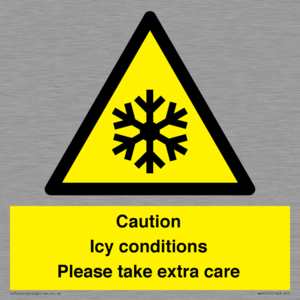 Caution Icy conditions please take extra care